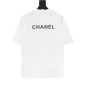 Replica CHANEL Printed silicone letter logo short-sleeved T-shirt