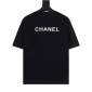 Replica CHANEL Printed silicone letter logo short-sleeved T-shirt