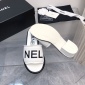 Replica CHANEL High-heeled macaron slippers