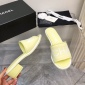 Replica CHANEL High-heeled macaron slippers