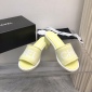 Replica CHANEL High-heeled macaron slippers