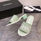 Replica CHANEL High-heeled macaron slippers