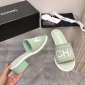 Replica CHANEL High-heeled macaron slippers