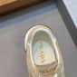 Replica Prada logo Cowhide sneakers