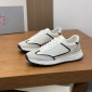 Replica Prada logo Cowhide sneakers