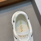 Replica Prada logo Cowhide sneakers