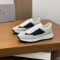 Replica Prada logo Cowhide sneakers