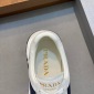 Replica Prada logo Cowhide sneakers