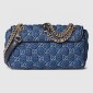 Replica GUCCI Marmont series denim small shoulder backpack