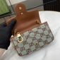 Replica GUCCI Marmont Super Mini canvas shoulder bag in multicoloured