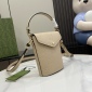 Replica Gucci Logo Embossed Top Handle Bag