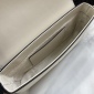 Replica GUCCI super mini shoulder bag in white leather