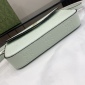 Replica GUCCI super mini shoulder bag in green leather