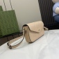 Replica GUCCI super mini shoulder bag in rose beige leather