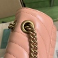 Replica GUCCI GG Marmont Series quilted shoulder backpack