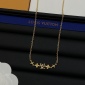 Replica Louis Vuitton logo necklace