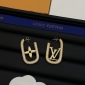 Replica Louis Vuitton logo earrings