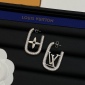 Replica Louis Vuitton logo earrings