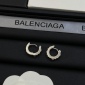 Replica Gold Silver earrings with logo Balenciaga