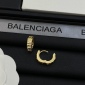 Replica Gold Silver earrings with logo Balenciaga