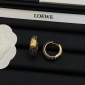 Replica Loewe Sapphire Rhinestone Nugget Chunky Earrings