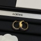 Replica Loewe Sapphire Rhinestone Nugget Chunky Earrings