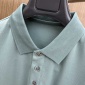 Replica Hermes Classic pattern polo shirt with lapel front