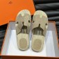 Replica Hermes classic men's H slippers