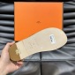 Replica Hermes classic men's H slippers