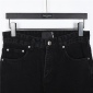 Replica Givenchy quad check embroidered jeans