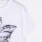 Replica Givenchy White Shark print short sleeveGivenchy White Shark print short sleeve