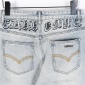 Replica Chrome Heart Waist Sanskrit jeans