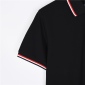 Replica Moncler Embroidered logo short-sleeved Polo shirt