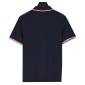 Replica Moncler Logo-patch Cotton-piqué Polo Shirt in Blue for Men | Lyst