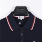 Replica Moncler Logo-patch Cotton-piqué Polo Shirt in Blue for Men | Lyst