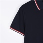 Replica Moncler Logo-patch Cotton-piqué Polo Shirt in Blue for Men | Lyst