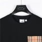 Replica Burberry classic chest plaid short-sleeved T-shirt