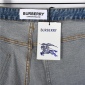 Replica Burberry hollowed-out back pocket Warhorse jeans