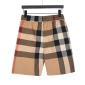 Replica Burberry classic striped plaid shorts