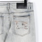 Replica Burberry back pocket hollowed out War Horse jeans