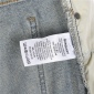 Replica Burberry back pocket hollowed out War Horse jeans