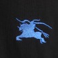 Replica Burberry 24SS blue embroidered War Horse short sleeve T-shirt