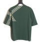 Replica Burberry 24SS cross-striped short-sleeved T-shirt