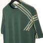 Replica Burberry 24SS cross-striped short-sleeved T-shirt