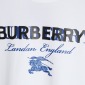 Replica Burberry 23SS overlapping letters War Horse print short-sleeved T-shirt