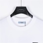 Replica Prada triangle single sleeve big Logo short sleeve T-shirt