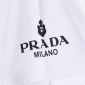 Replica Prada triangle single sleeve big Logo short sleeve T-shirt