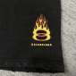 Replica Balenciaga 24ss Flame double loop wash old casual shorts