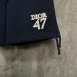 Replica Dior 24ss 47 letter embroidered casual shorts and sweatpants