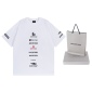 Replica Balenciaga 2024 Multi-element LOGO front and back printed LOGO short-sleeved T-shirt